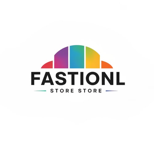 AI Design for Fastion store logo colorfull