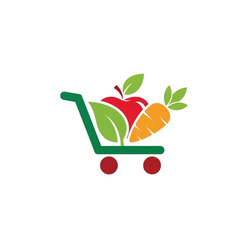 AI Design for iconify grocey logo icon unique
