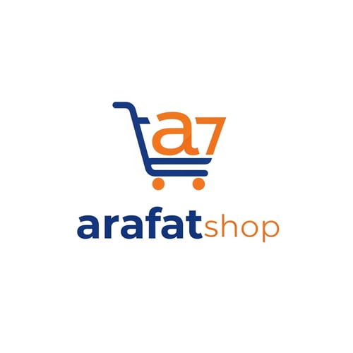 AI Design for arafatshop OF ecommerce logo