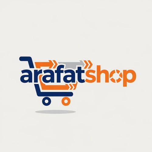 AI Design for arafatshop of ecommerce logo in new look deferent style bold