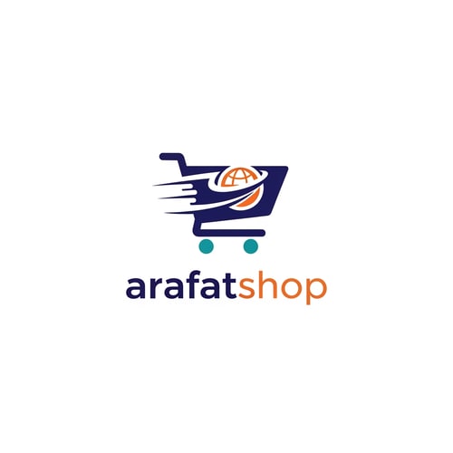 AI Design for arafatshop OF ecommerce logo