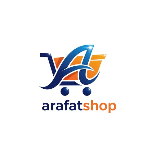 AI Design for arafatshop of ecommerce logo unique