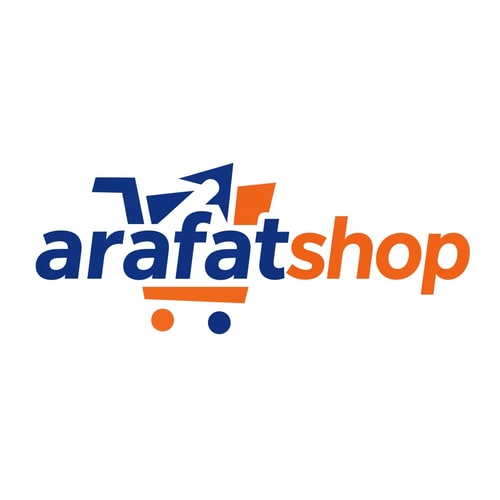 AI Design for arafatshop of ecommerce logo in new look deferent style bold