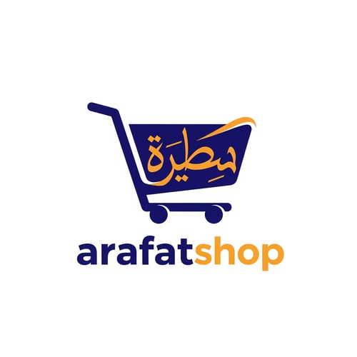 AI Design for arafatshop of ecommerce logo unique