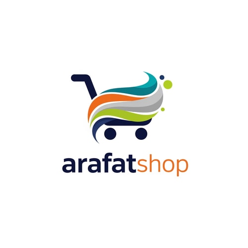 AI Design for arafatshop of ecommerce logo in unique style