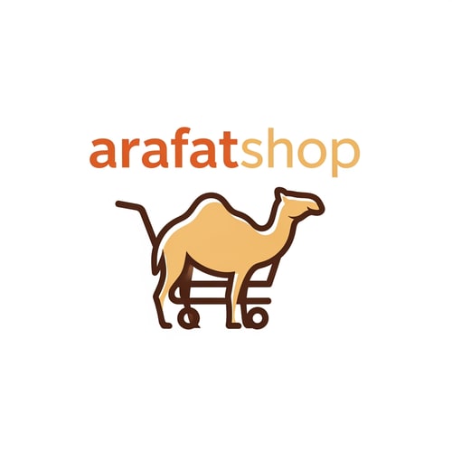 AI Design for arafatshop of ecommerce logo unique