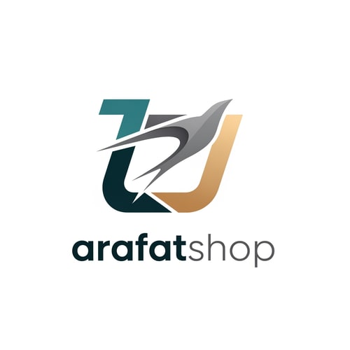 AI Design for arafatshop of ecommerce logo in new look deferent style use only icone