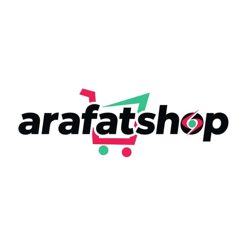 AI Design for arafatshop of ecommerce logo in new look deferent style bold
