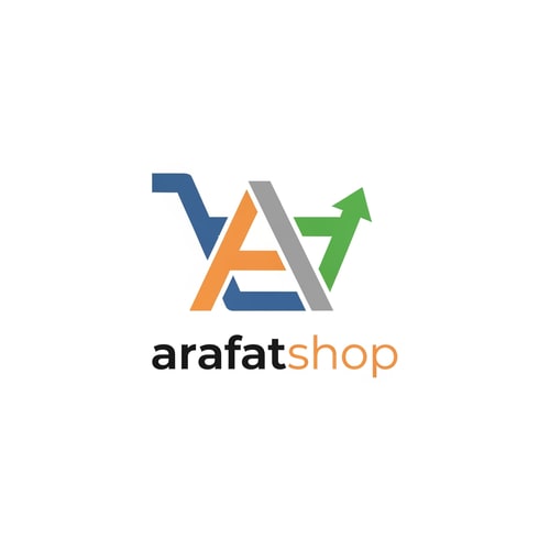 AI Design for arafatshop of ecommerce logo in new look deferent style use only icone