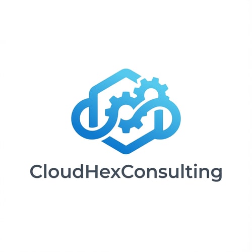 AI Design for Match the style of the reference image and create: cloudhexconsulting logo only icone something deferent