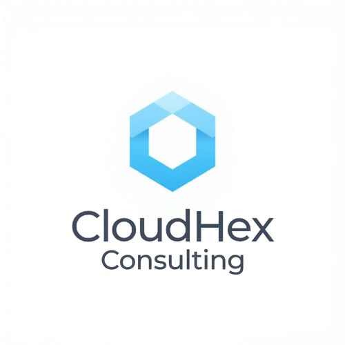 AI Design for Match the style of the reference image and create: cloudhexconsulting logo only icone