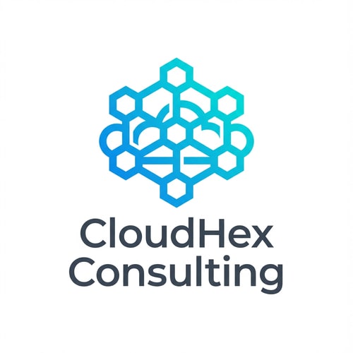 AI Design for Match the style of the reference image and create: cloudhexconsulting logo only icone something deferent