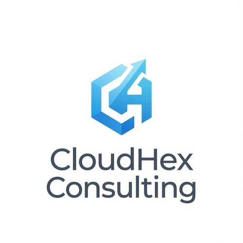 AI Design for Match the style of the reference image and create: cloudhexconsulting logo only icone something deferent