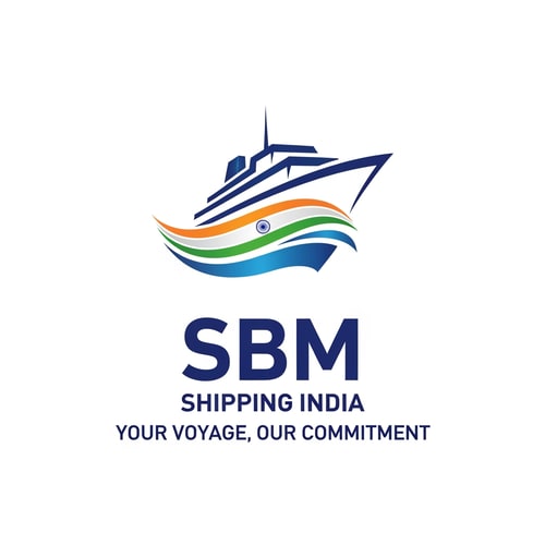 AI Design for SBM of logo tagline shipping india