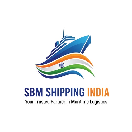 AI Design for SBM of logo tagline shipping india