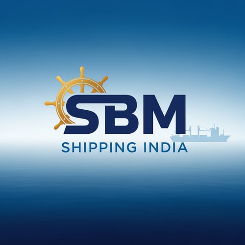 AI Design for SBM of logo tagline shipping india
