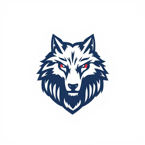 AI Design for create the logo company name EFÇ tekstil with wolf symbol unique