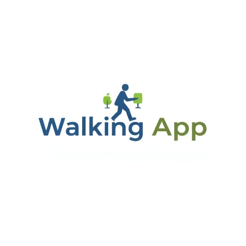 AI Design for walking app logo