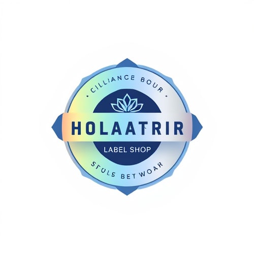 AI Design for Logo for a hologram label shop