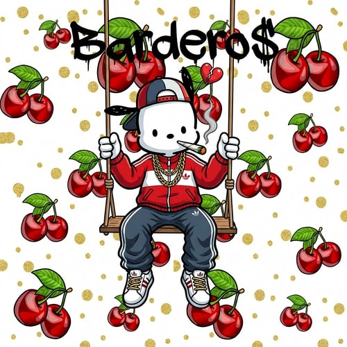 AI Design for haz que las letras de arriba diga: Bardero$