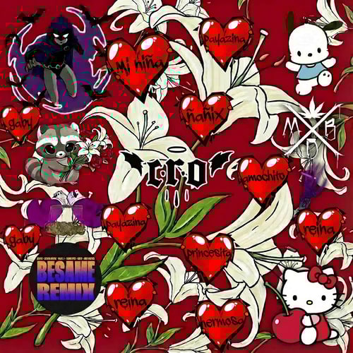 AI Design for haz que por la imagen 1, esten varios corazones y que en cada corazon haya una de estas palabras: Mi niña, payazina, ñañix, gaby, amochito. princesita, reina, hermosa