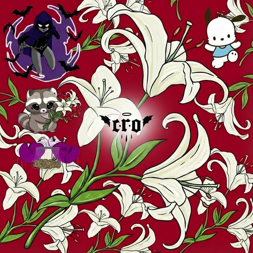 AI Design for haz que la imagen 2, la que dice CRO, este en el medio de la imagen 1 , que no sea muy grande pero si un poco grande. Haz que el logo sea mas pequeño y que no tape ningun dibujo y este mas cetrado y mas pequeño