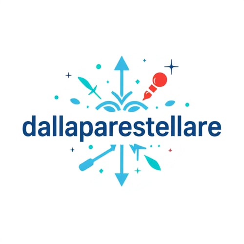 AI Design for i want to create a logo form my YouTube channel the name is "dallapartestellare" and I talk a science in a easy way