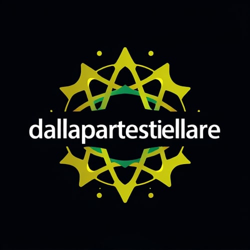 AI Design for i want to create a logo form my YouTube channel the name is "dallapartestellare" and I talk a science in a easy way
