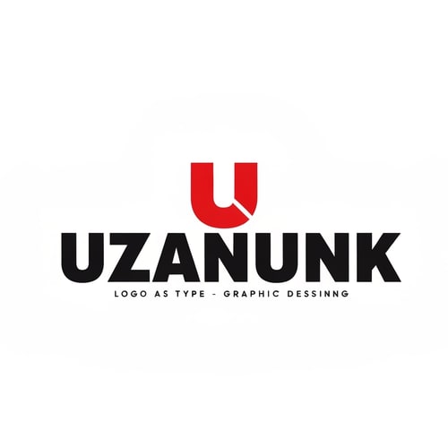 AI Design for maka a logo UZANUNK in Bold and logo type Font and Graphic Desing in UZANUNK down