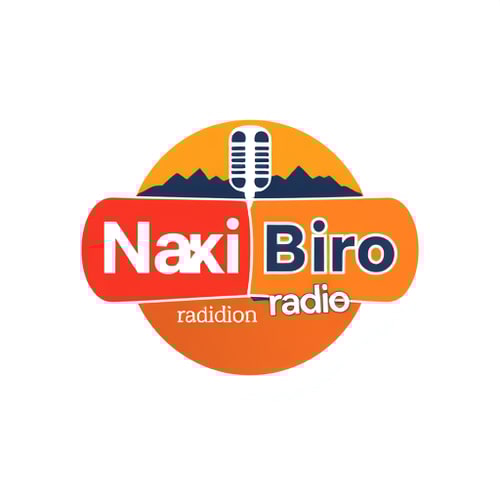 AI Design for Radio station logo for Naxi Biro Naš radio, Naxi and Biro should be equally represented, that's the name of the radio