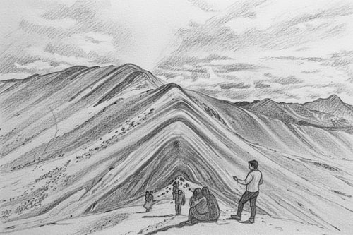 AI Design for Make me a sketch of this photo, drawn as if with a pencil.