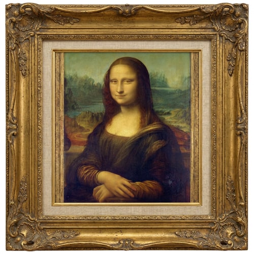 AI Design for add a frame around this picture like in a museum without showing the wall