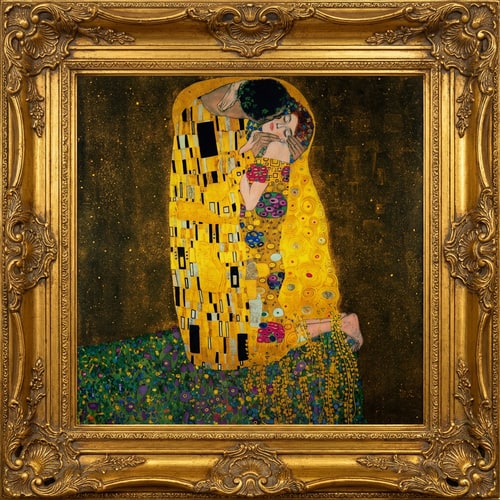 AI Design for add a frame around this picture like in a museum without showing the wall