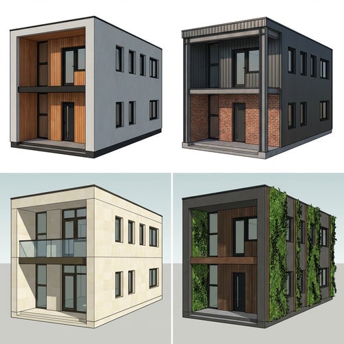 AI Design for make me suggestions for the facade