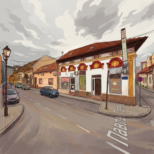 AI Design for can you make me an illustration for this location