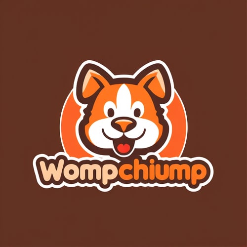 AI Design for give me the icon based logo of Wompchomp for my pet products