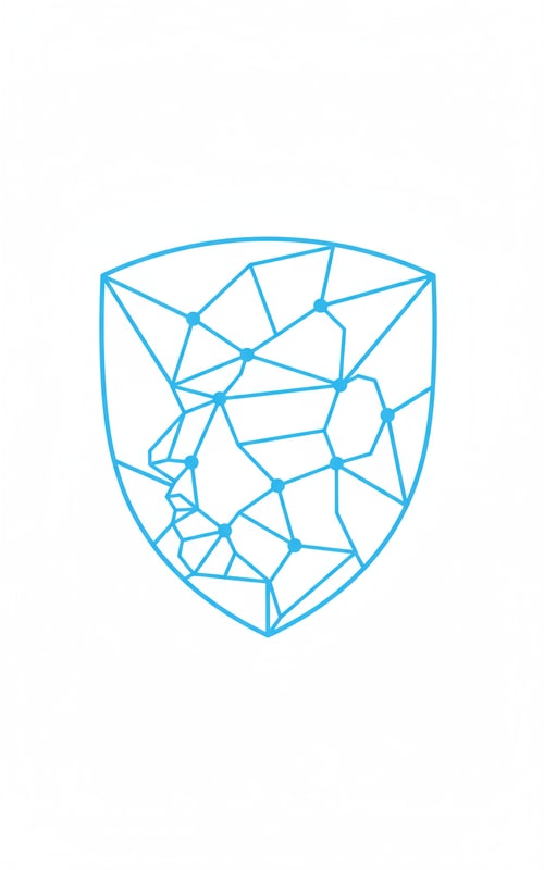 AI Design for use this image in the shape of a shield on blank background