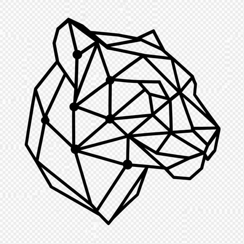 AI Design for make black and white logo without background