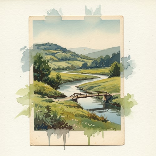 AI Design for MAKE MY PHOTO WITH WATERCOLOR EFFECT NOT NEW