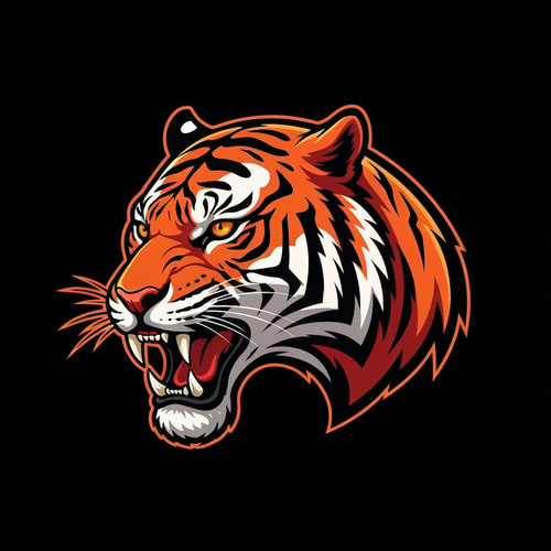 AI Design for make me logo for red tiger ops