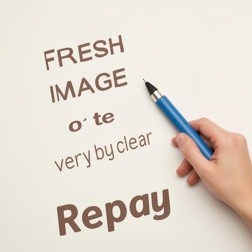 AI Design for Repair images to be fresh and very clear word by word