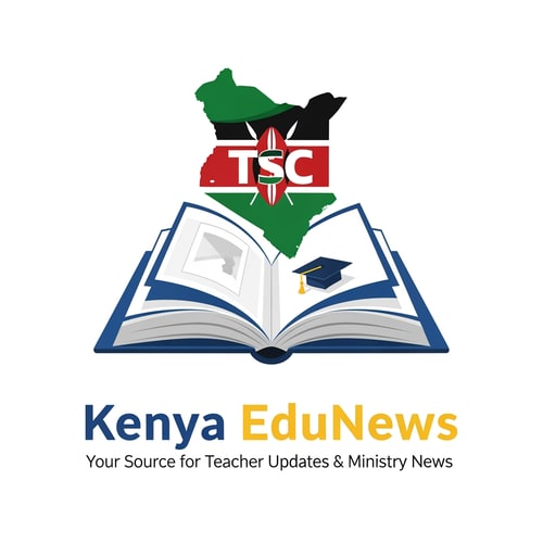 AI Design for A logo for a Facebook page dealing with educational News in Kenya. TSC updates to teachers . Salary payment dates, teacher recruitment dates and updates, ministry of education updates.