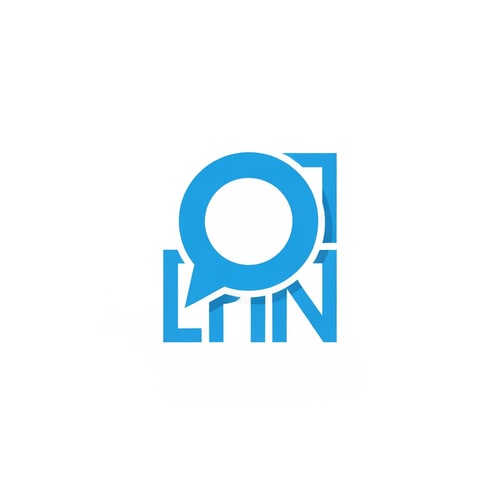 AI Design for my social media app is called Opin, I want a clean logo, from best practice that matches that name, a big O like chats icon and someting letters etc.