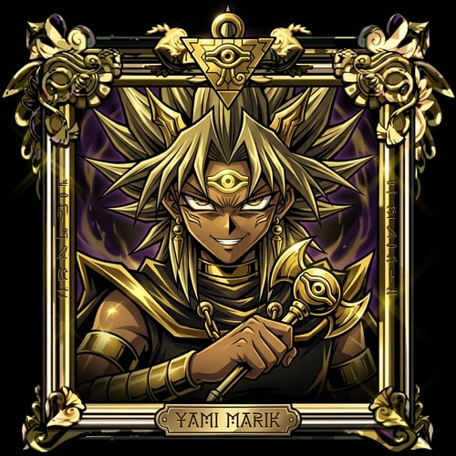 AI Design for Ezt baszod szerkeszd át menőbbre, És yugiohból tedd a koponya helyére a menő Mariket