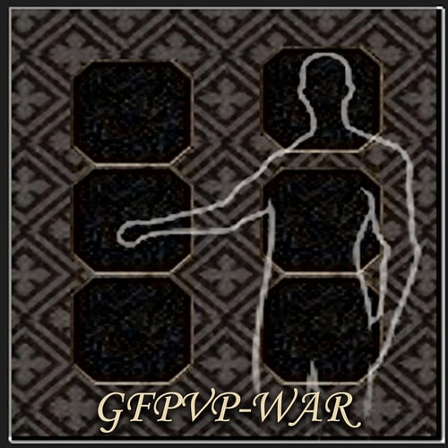 AI Design for Csak annyit modosítsd alulra írd oda GFPVP-WAR De szép betütpussal és ne ütközzön bele a kosztüm helyére. Szép betűtípussal írd oda.