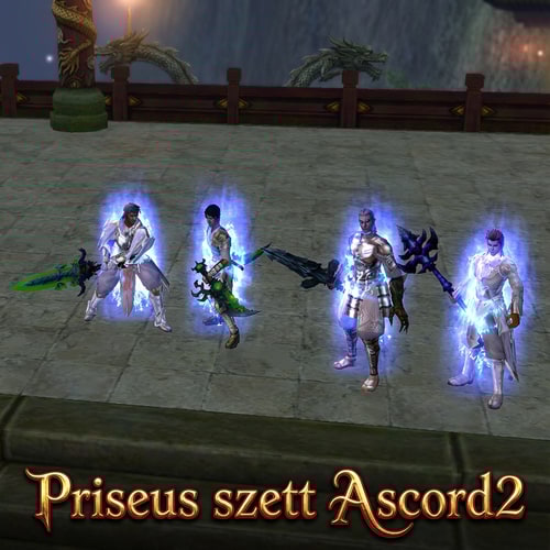 AI Design for Szerkeszd meg minőségi képre. Ird alulra Priseus szett Ascord2. Epic legyen a betustilus