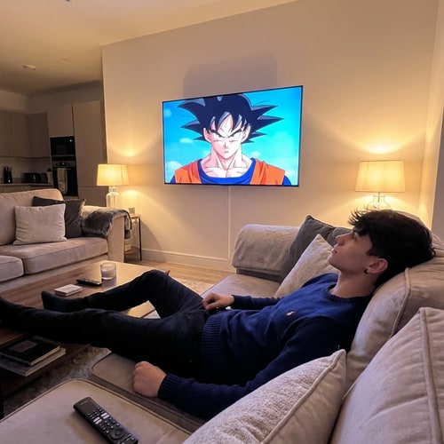 AI Design for Szerkessz meg hol a lakásba vagyok és fekszek napszemüveg nem kel illetve a TV-be nézem Songokut