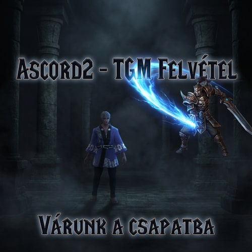 AI Design for Szerkeszd meg nekem szépen kidolgozva. Komoly helyen legyen, legyen oda írva Ascord2 - TGM felvétel. És szép esztétikusan legyen kidolgova. Dark feeling beütése legyen alulra meg legyen oda írva várunk a csapatba és 1 metin2-es karakter wari átható spellt nyomjon a feliratra