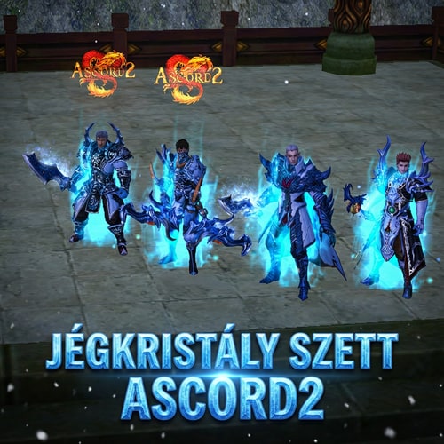 AI Design for Szerkeszd meg minőségi képre. Ird alulra Jégkristály szett Ascord2. Epic legyen a betustilus