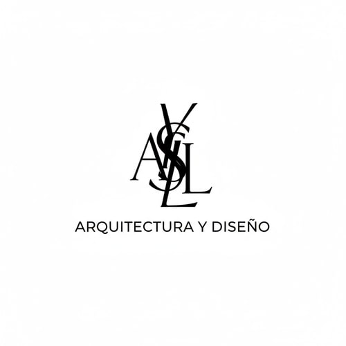 AI Design for DEVELOP A LOGO WITH THE LETTERS ASL CHANGE THE YSL FOR IT AND ADD ARQUITECTURA Y DISEÑO